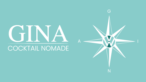 Gina Cocktail Nomade — logo brand identity realizzato da Shift Agency Firenze